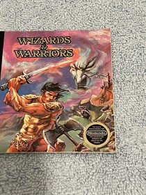 Wizards And Warriors NES Manual Only Acceptable Shape See Photos