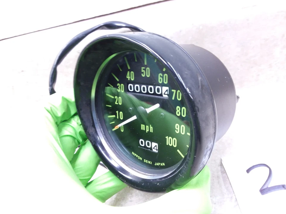 Velocímetro Kawasaki F5 F7 F9 F6 F8 25001-045 de colección sin usar nuevo de lote #2 ANS-B241 Foto 2 de 4