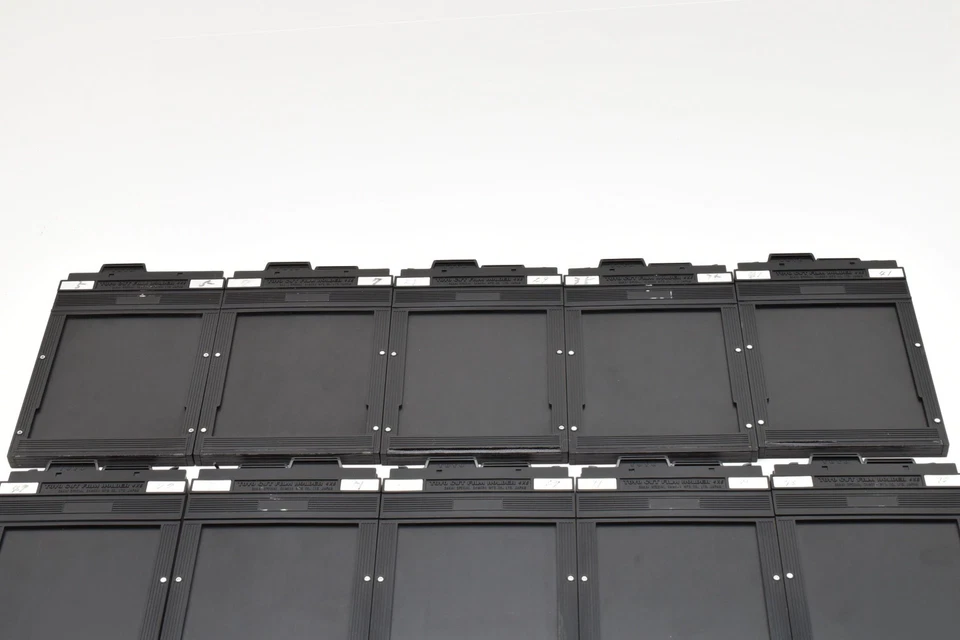 TOYO 4x5 Cut Sheet Film Holder Back Lot of 10 w/Box [Near Mint] Japan #2549959 - Image 3 of 4