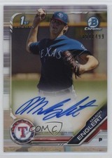 2019 Bowman Chrome Prospects Refractor 151/499 Mason Englert #CPA-ME Auto 5d5