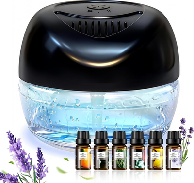 #ad Water Based Air Purifier with Essential Oil Diffuser Pack Air Washer with 7 Col $81.99
