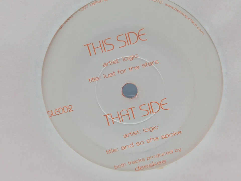 Logic Hanni El Khatib Lust For The Stars And So She Spoke 7-inch Vinyl NOS HHI - Image 2 of 4