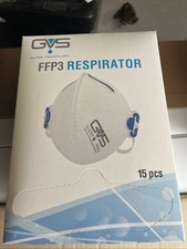 FFP3 Dust Masks Box of 15 Disposable Face Masks CE Certified