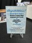 Konnor Griffin 2026 Bowman Prospect Mega Auto Gold /50 Pirates Redemption Card