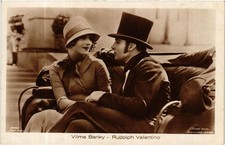 CPA VILMA BANKY. RUDOLPH VALENTINO Ross Verlag 3946/1 FILM STAR (600688)
