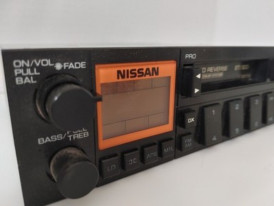 Old Nissan Car Radio AM/FM Cassette Clarion Model PN-9101U