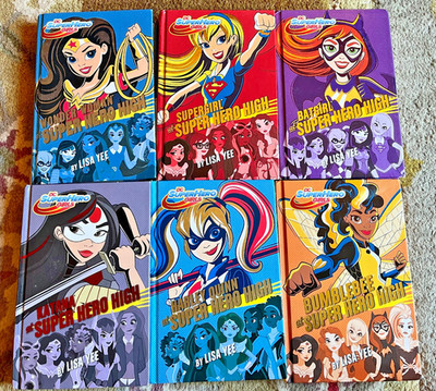 DC Super Hero Girls SUPER HERO HIGH hardcover complete set of 6 books Batgirl