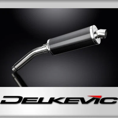 BMW F650GS F650 GS 2000-2007 Echappement KIT-Silencieux 350mm Ovale Carbone - Photo 1/4