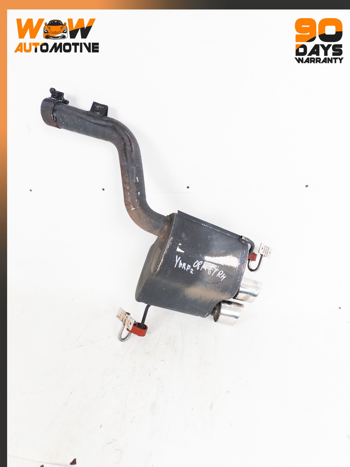 08-16 MASERATI GRANTURISMO 4.2L REAR RIGHT LEFT MUFFLER ASSEMBLY SET OEM