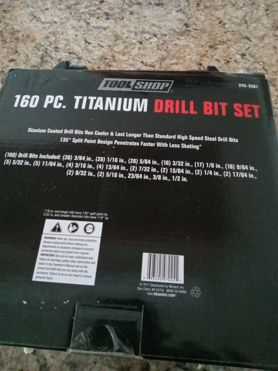 Menards drill bits clearance