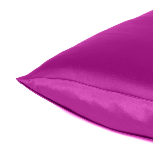 Funda de almohada de seda satinada funda de almohada King Queen estándar cubierta de cojín nueva - Imagen 31 de 251