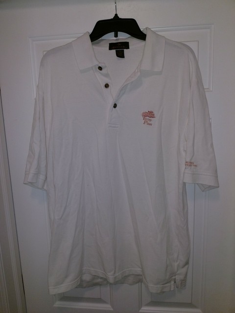 Torrey Pines Golf Club American Prosperity PAC Golf Polo Shirt Men's Large White | eBay