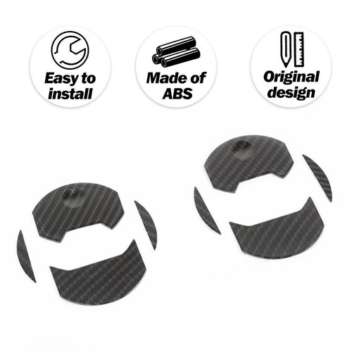 Side Air Condition Outlet Vent Trim Cover For Chevry Camaro 2010-15 Carbon Fiber - Picture 8 of 9