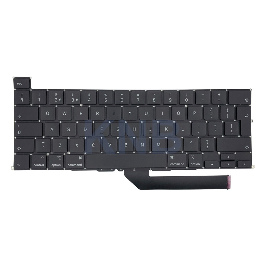 MacBookアクセサリー Macbook pro 2019 US keyboard Top Case Keyboard Battery ANSI Silver MacBook Pro 16 Mid