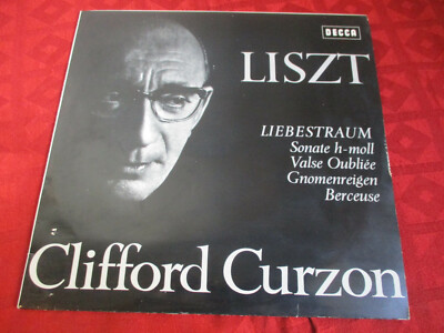 LP CLIFFORD CURZON Liszt Liebestraum Sonate für Klavier h-moll STEREO DECCA GER 