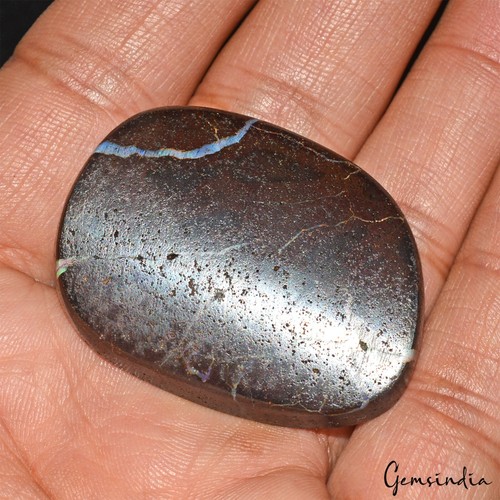 Impresionante piedra preciosa de cabina suelta azul ópalo roca australiana natural 98,80 quilates - Imagen 6 de 8