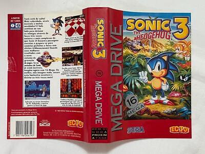 Sonic The Hedgehog 3 (Sega Genesis) 48-Bit 1200dpi Manual + Cart