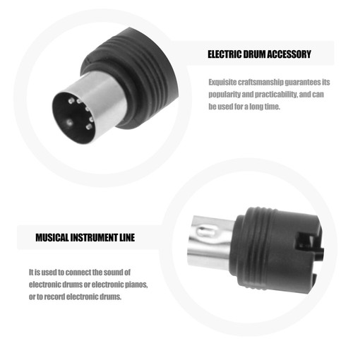 Portable Audio Cable Electric Drum Accessory Professional Instrument Cable - Afbeelding 11 van 12