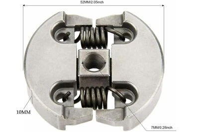 EXPERTSHOP Frizione campana di Ricambio per Motosega a scoppio 25cc 52mm Potatore Potatura