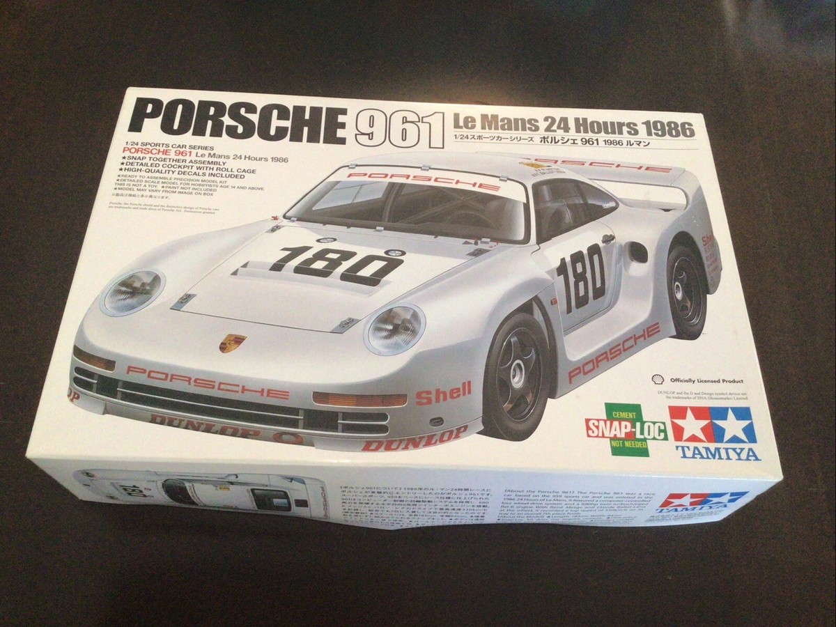 Rare kit 1/24 Tamiya Porsche 961 1986 Le Mans Factory Sealed