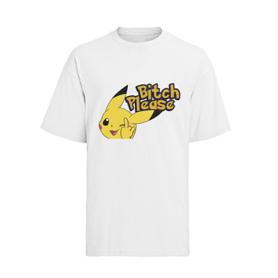 Monster Pika Herren T-Shirt Bio-Baumwolle Fuck You Mittelfinger