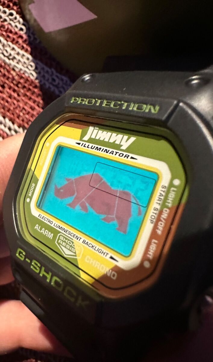 CASIO G-Shock Suzuki Jimny 🦏 collab DW5600 Limited edition CASIO G-Shock Suzuki Jimny 🦏 collab DW5600 Limited edition