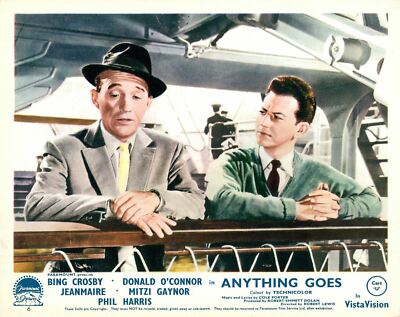 Anything Goes original British Lobby Crad Bing Crosby Donald O'Connor ...