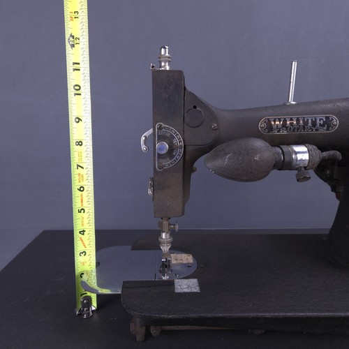 Vintage 1930s white rotary electric sewing machine Attachments Manual Power Part - Picture 20 of 22