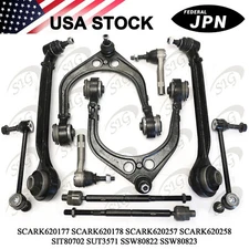 Front Control Arm Tie Rod Suspension Kit for 2005 - 2010 Chrysler Dodge RWD 10PC