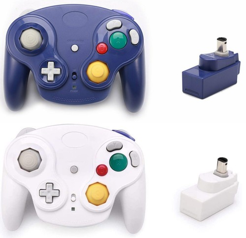 2 Packs 2.4G Wireless NGC Controller Gamepad with Adapter for Nintendo Gamecube - Picture 18 of 18