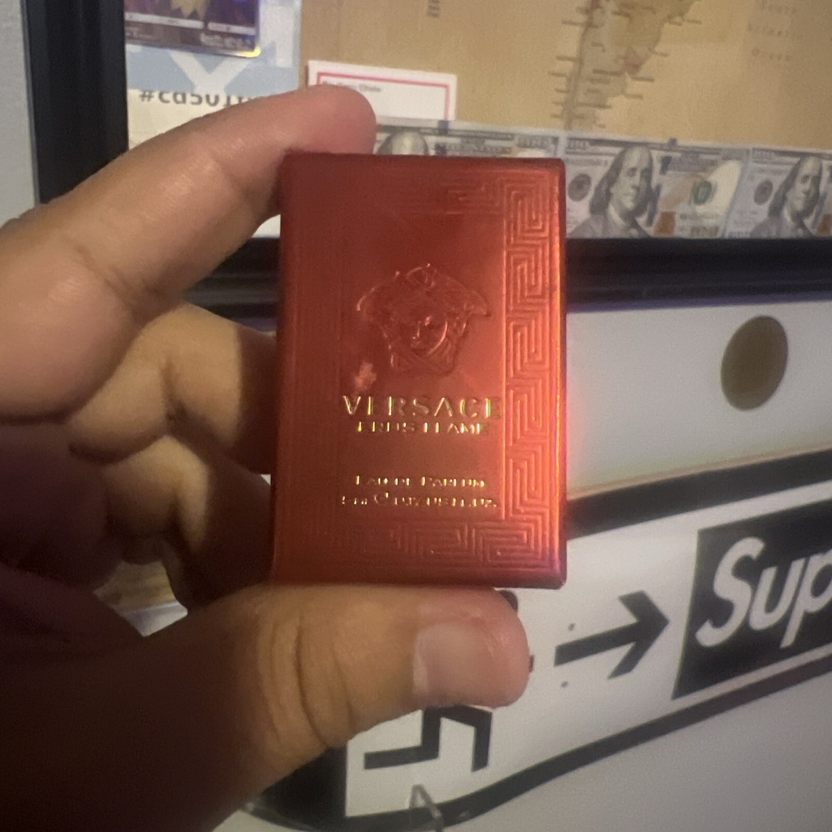 【訳アリ】Versace ヴェルサーチェ エロス フレイム 100ml VERSACE ヴェルサーチ エロス フレイム 100ml EDP SP fs 【香水