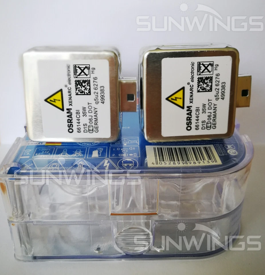 2PCS NEW PAIR OSRAM XENARC D1S 66144CBI Cool Blue 6000K HID XENON LIGHT BULB - Image 4 of 4