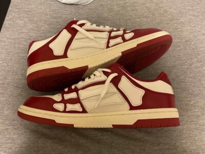 Amiri Skeleton Low Top Red White And Black mens Size 8 (41) good condition AMIRI Skeleton Low Top Sneaker (Men) | Nordstrom main image 2