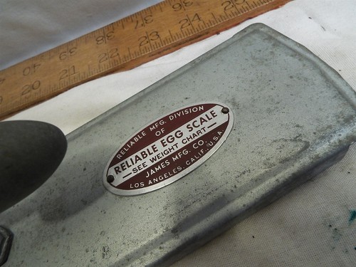 Early Reliable Manufacturing Co Egg Scale Poultry Farm Tool James Mfg Co - Picture 2 of 6