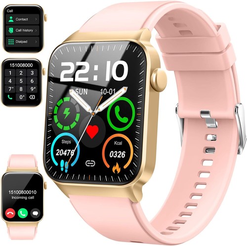 Smartwatch for SamsungGalaxy Heart Rate Sleep Monitor Fitness Tracker Waterproof - Picture 2 of 18