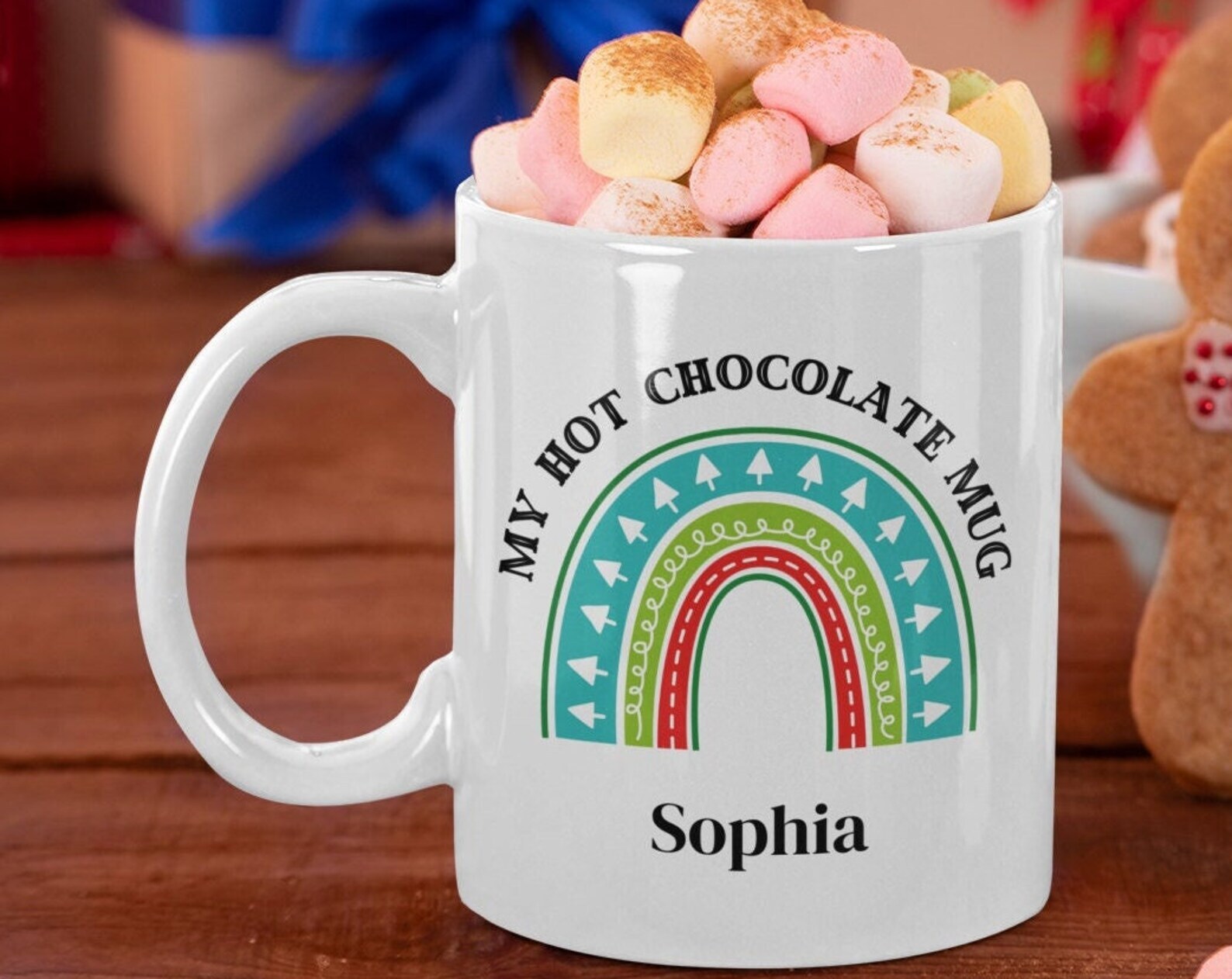 Merry Christmas Coffee Mug Holiday Mug Hot Chocolate Mug Christmas Mugs