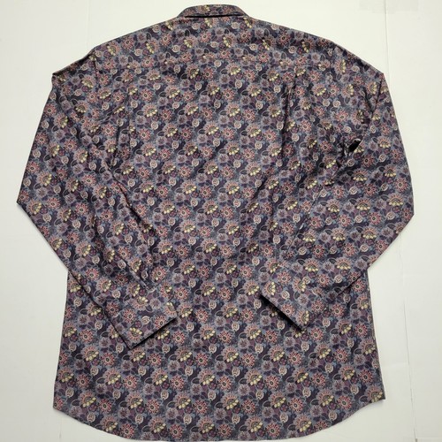 $288 New ST. CROIX Button Front Shirt Men's MEDIUM M 15/15.5 Multicolor FLORAL - Picture 4 of 6