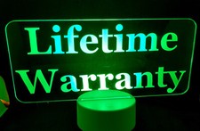 Acrylic 3D Illusion Night Light Business, Comercal 7 Color Changing, Remote