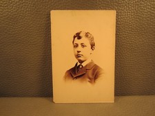 Victorian Antique Cabinet Card Photo of a Young Boy