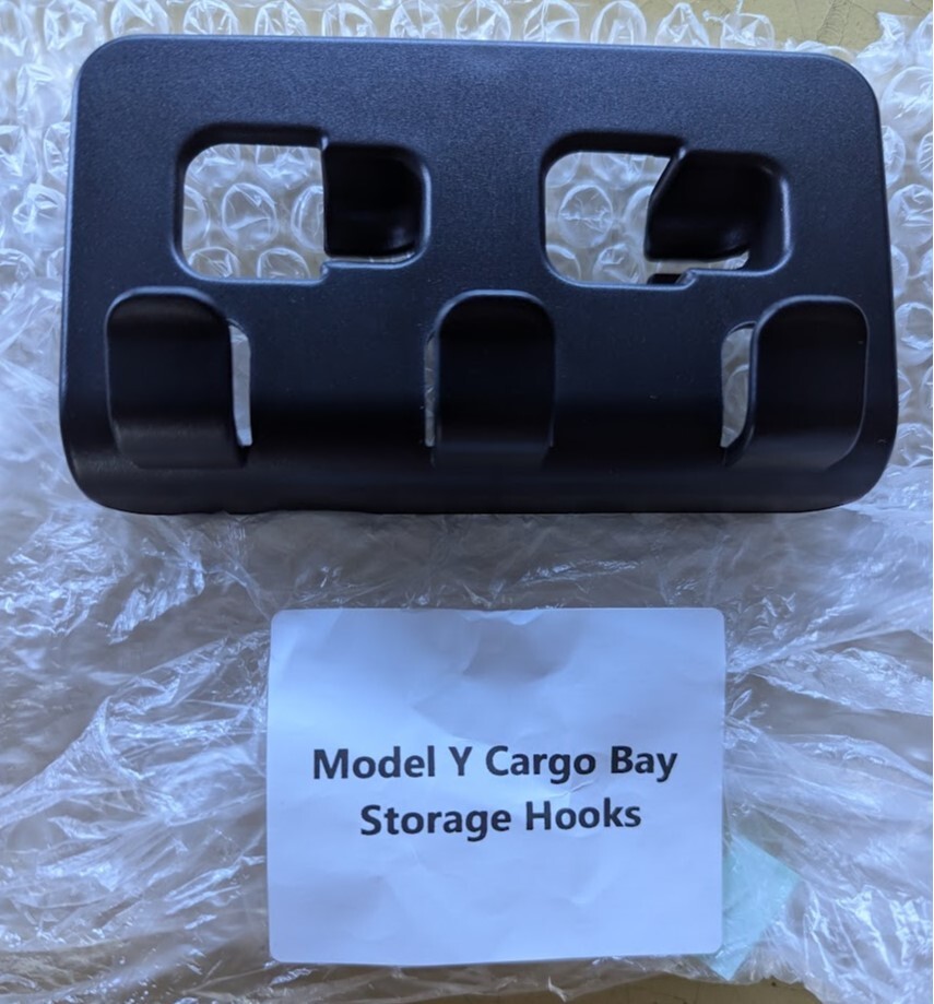 TESLA MODEL Y Rear Cargo Bay Storage Hooks 2021-2024 5-Seater-image