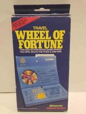 Wheel of Fortune Travel Game Pressman Games to Go 1988 Vintage Car Road Portable