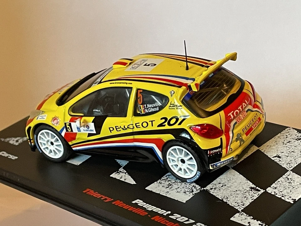 1/43 PEUGEOT 207 S2000 TOUR DE CORSE 2011 THIERRY NEUVILLE Foto 2 de 3