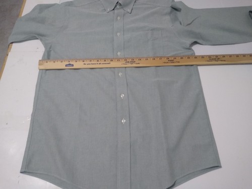 L.L.Bean wrinkle resistant casual twill button down shirt men's size 15/34 - Picture 11 of 17