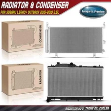 Radiator & AC Condenser Cooling Kit for Subaru Legacy Outback 2015-2019 H4 2.5L