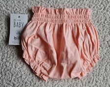 Baby Girls Peach Bloomer Shorts First Size/Up To 9lbs/4.1kg Brand New With Label