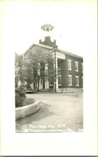 RPPC Fulton County Court House McConnellsburg PA UNP Postcard