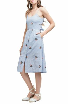 joa button down dress