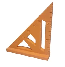 3" Speed Trim Square For Carpentry, Welding, Woodworking Plastic Measuring Tools