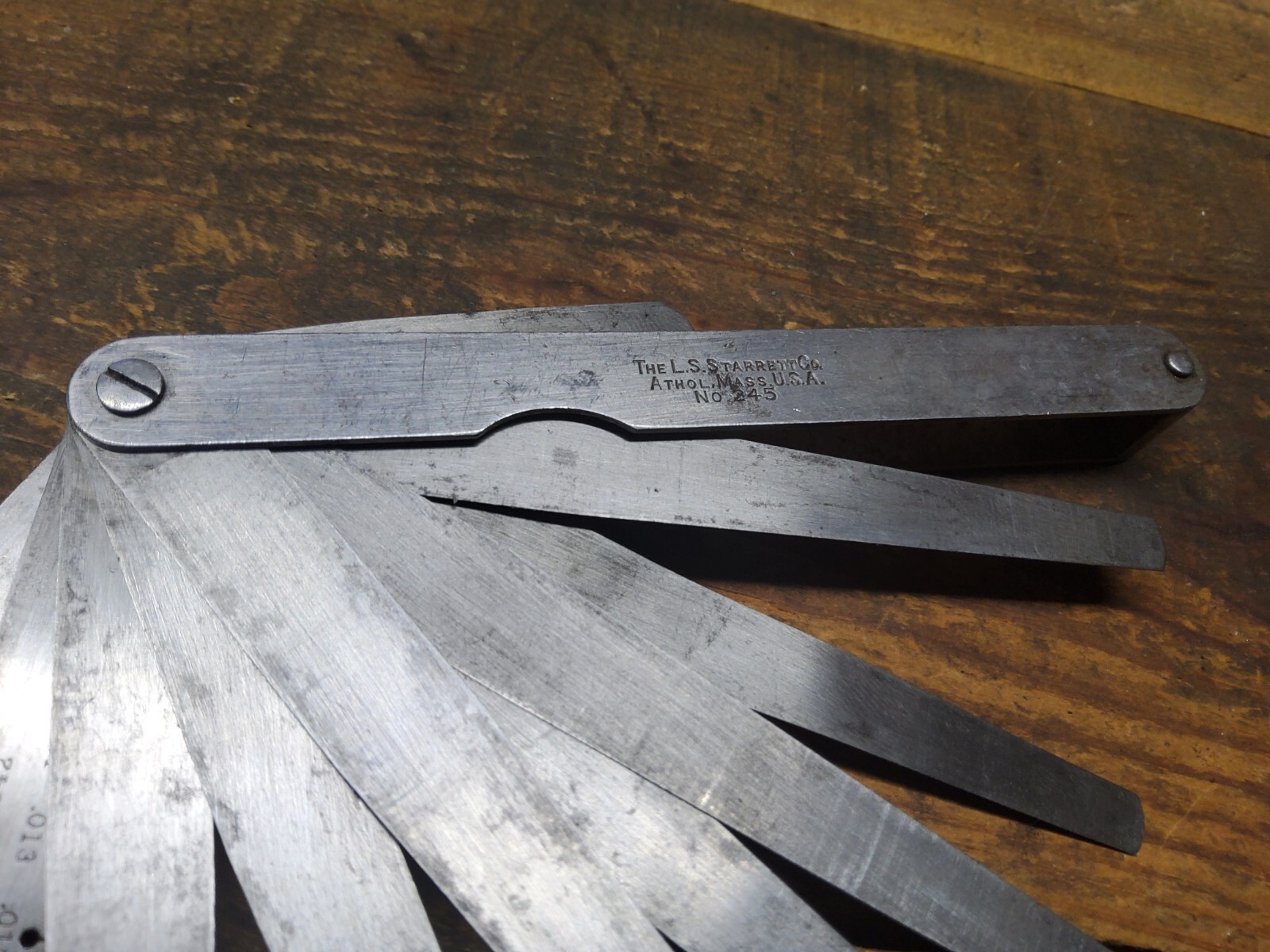 Starrett Engineers Taper Wire thickness Gage No 245 eBay