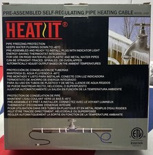 Heat It Pre Assembled Self-Regulating Pipe Heating Cable 80ft E01